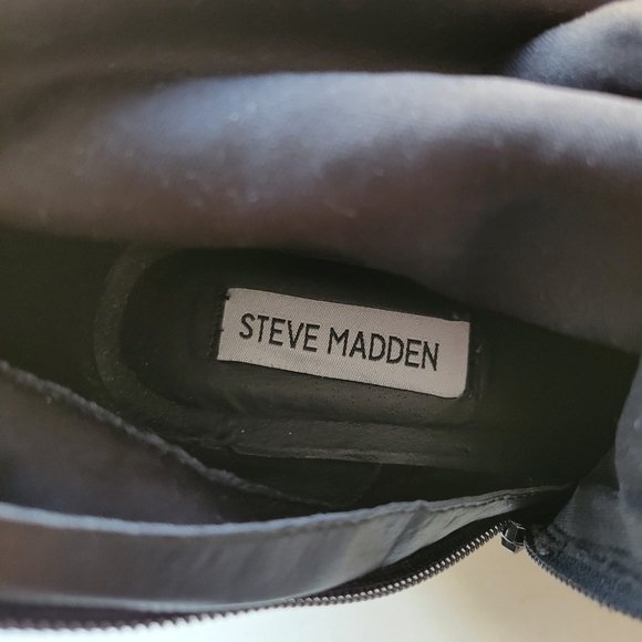 Steve Madden Ashleey women's wedge leather boots size 10 - Picture 12 of 14